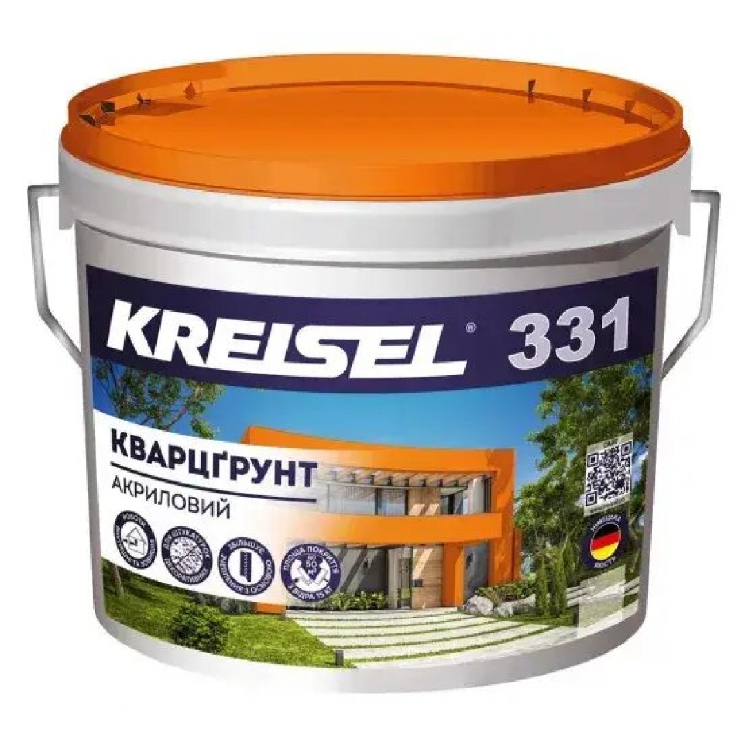 KREISEL 331 (Кварцґрунт акриловий)  15кг база | розхід 45-50 м²