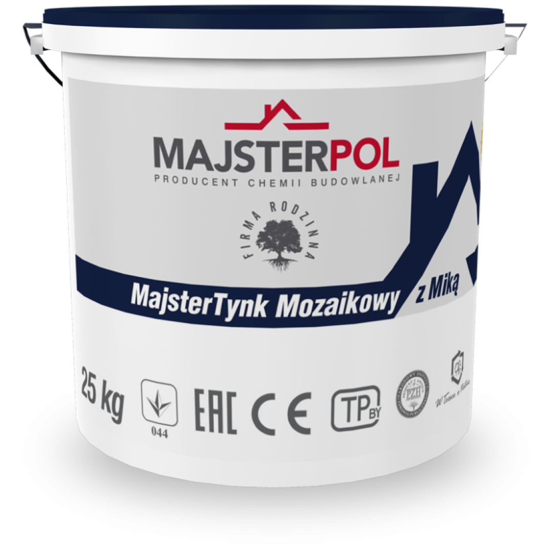 MAJSTERPOL (штукатурка мозаїчна зі слюдою ) 25 кг база | Розхід 12 м²