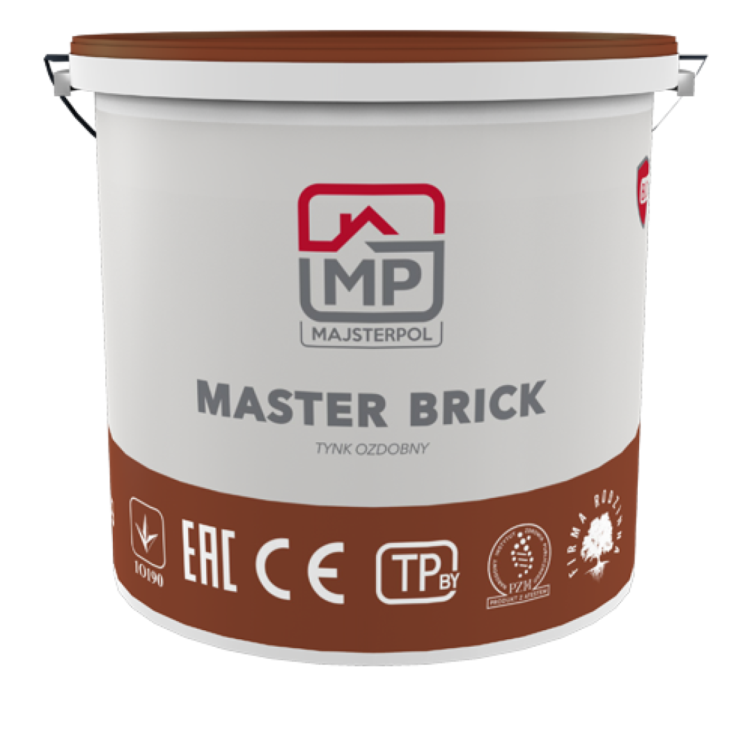 Штукатурка з імітацією цегли MASTER BRICK 20кг база| Розхід 11 м²