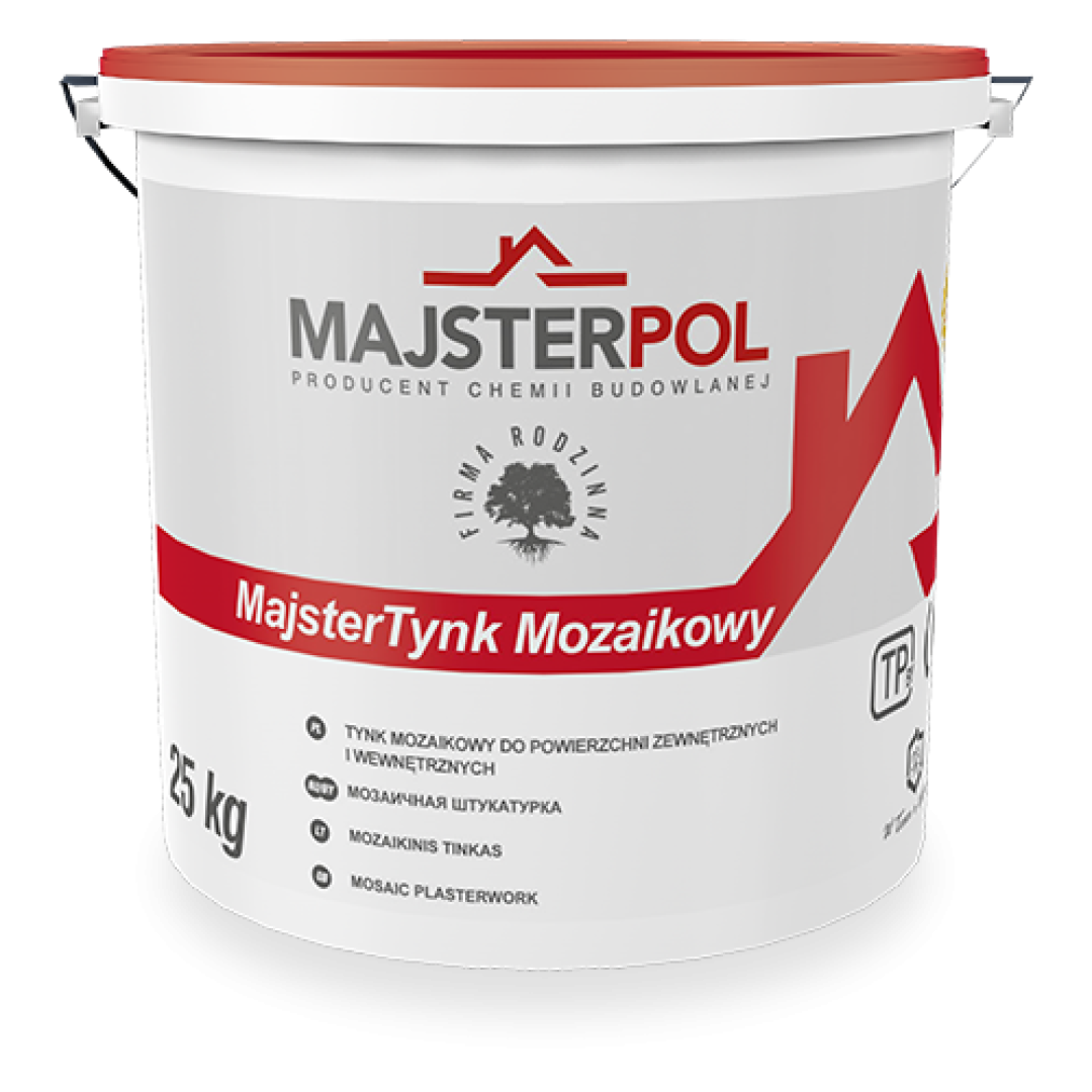 MAJSTERPOL (штукатурка мозаїчна, темна база) 25 кг база | Розхід 7 м²